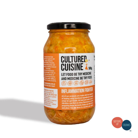 Cultured Cuisine Lacto Fermented Vegetables 500grams - Inflammation Fighter with Tumeric image 0