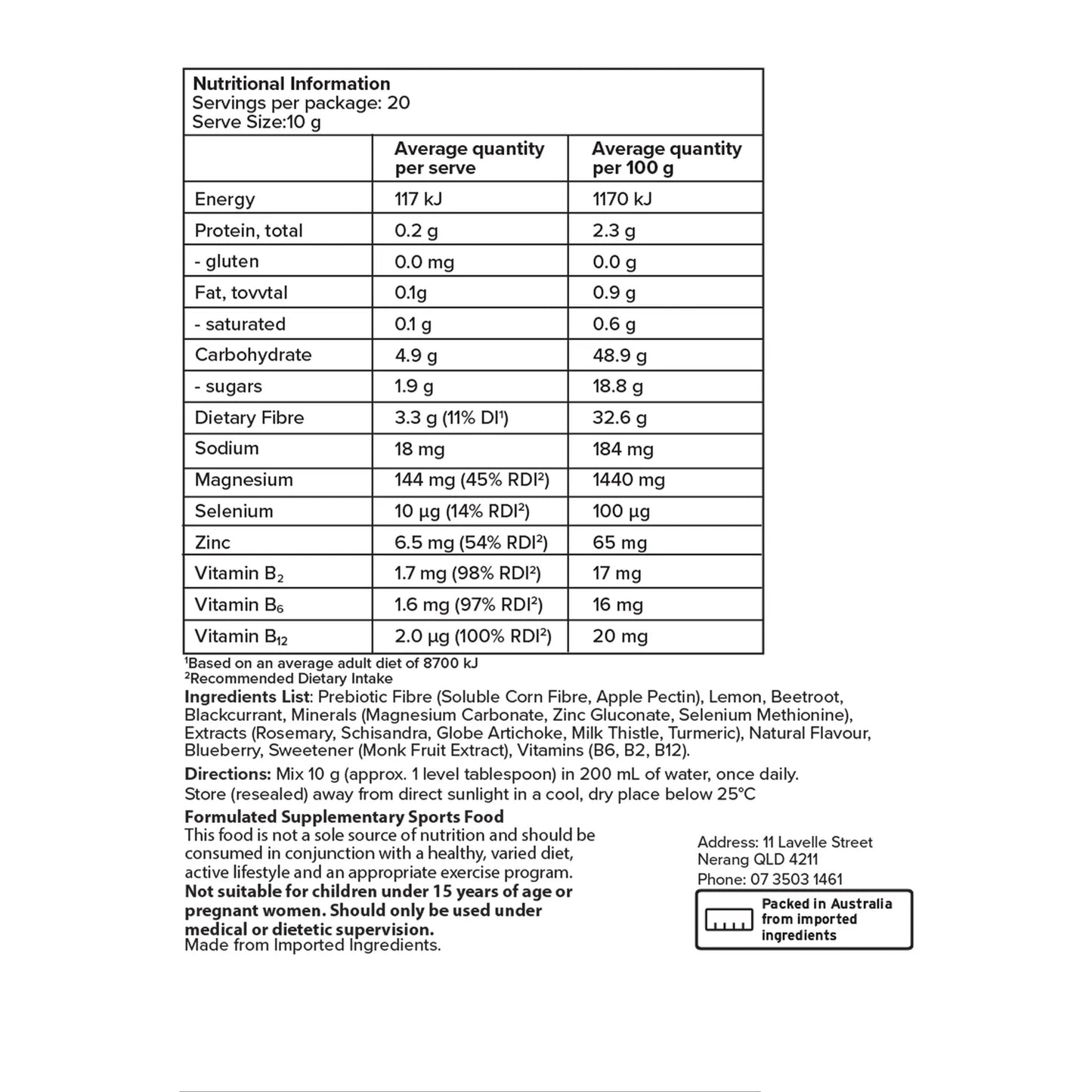 BUC Signature Blend - Eliminate SOL (Liver) Powder
