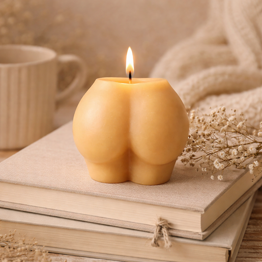 Bottoms Up Candle - Organic Australian Beeswax
