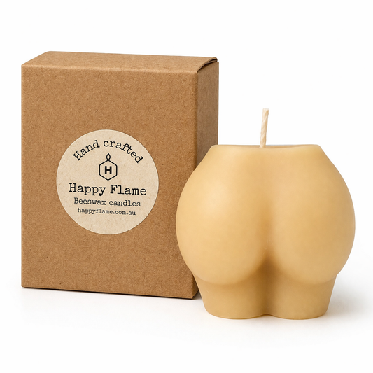 Bottoms Up Candle - Organic Australian Beeswax