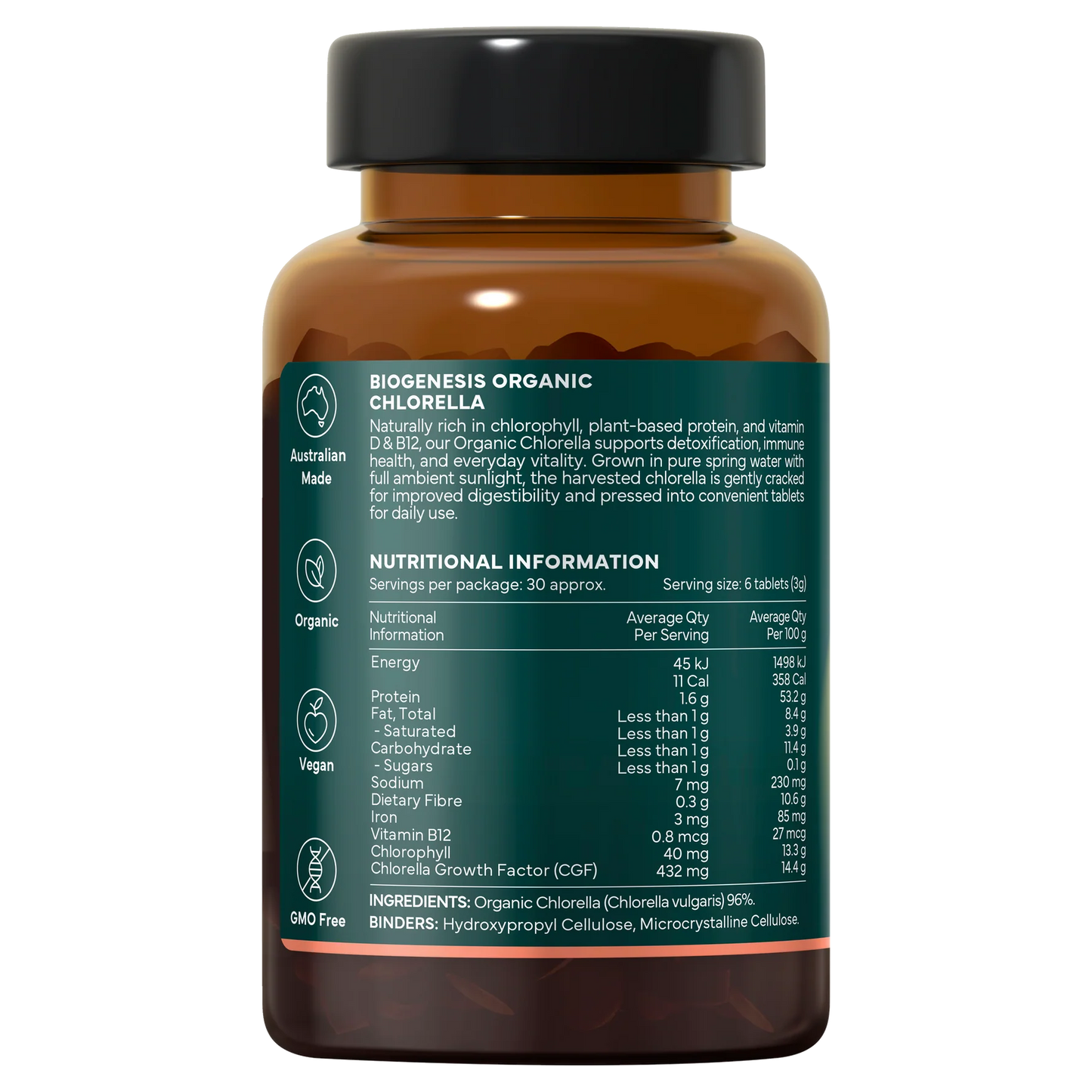 BioGenesis - Organic Chlorella 180 Tablets