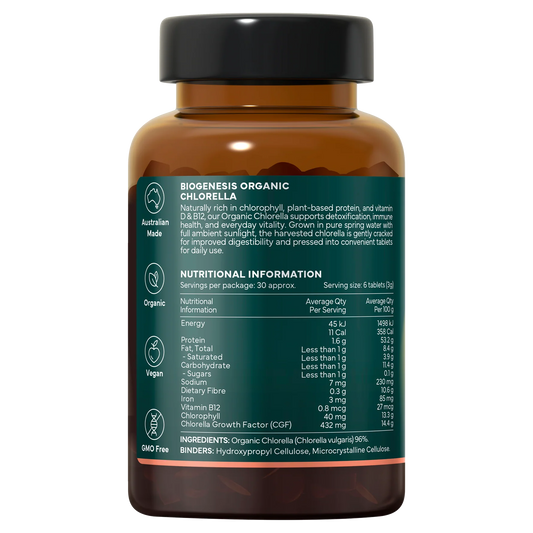 BioGenesis - Organic Chlorella 180 Tablets