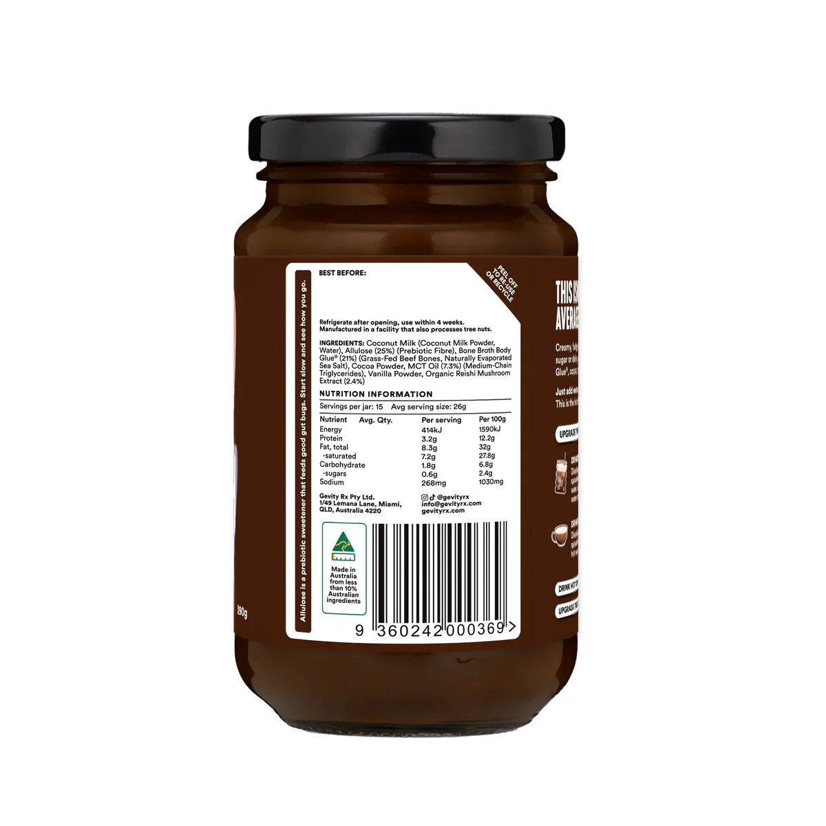 Bone Broth - Chocolate (Jar)