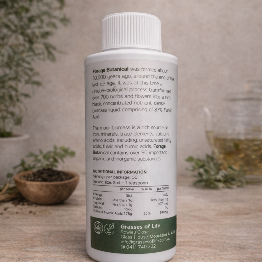 Forage Botanical with Iron & Fulvic + Humic Acids 250ml
