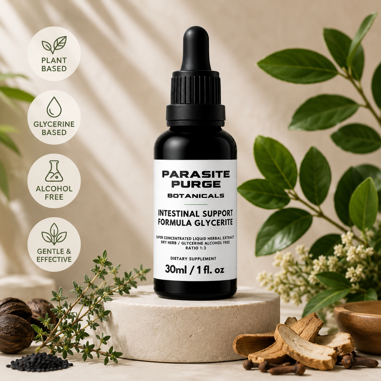 Parasite Purge Botanicals - Intestinal Parasite Support Tincture