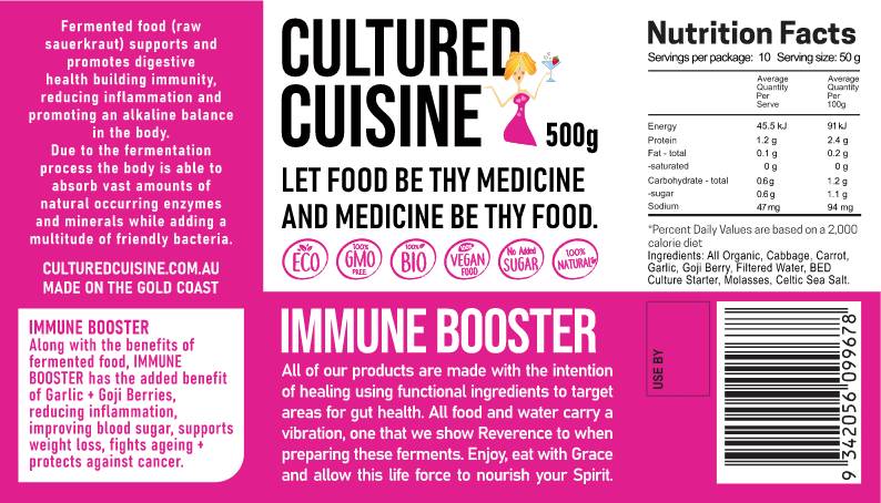 Fermented Immune Boost with Garlic and Goji Berry 500g