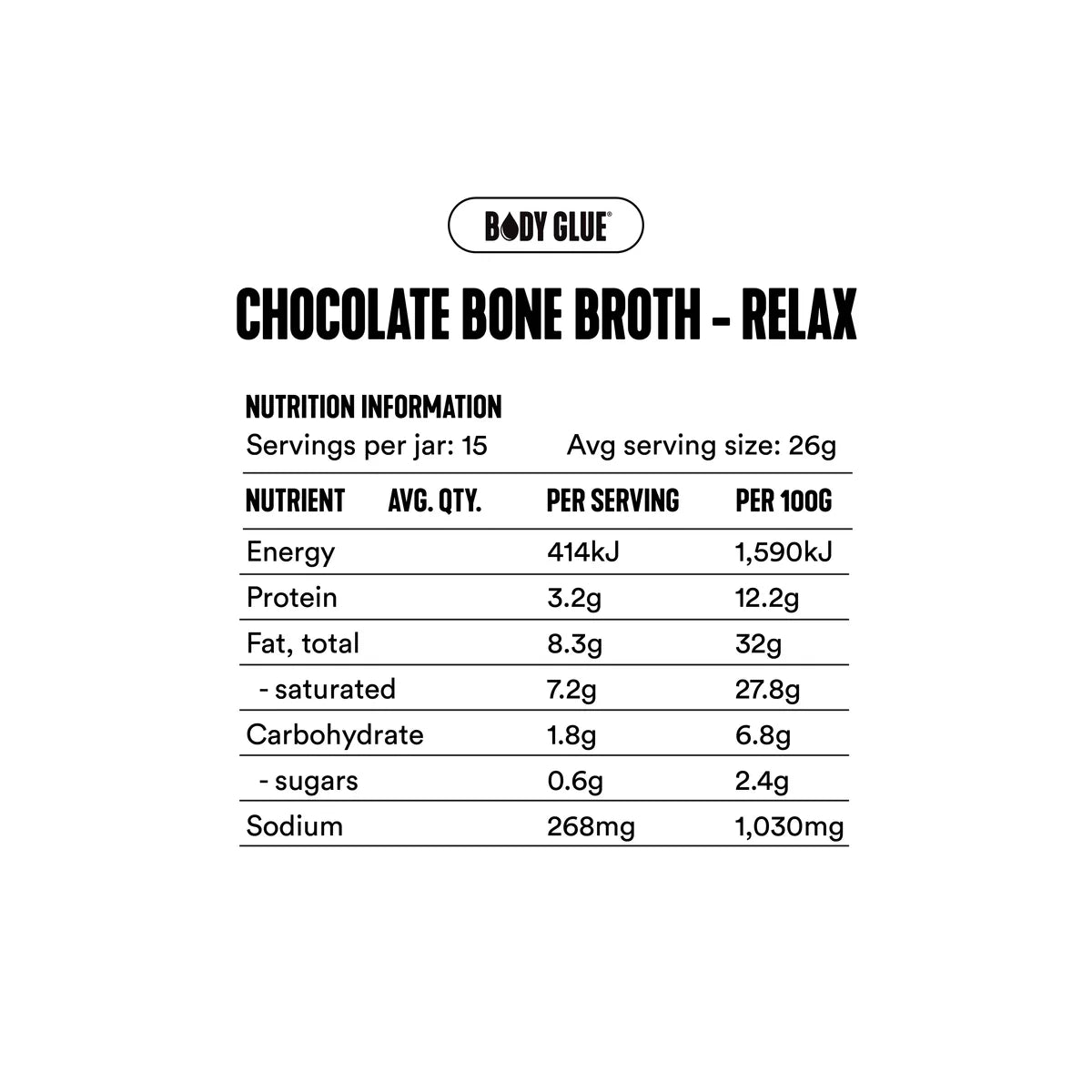 Bone Broth - Chocolate (Jar)