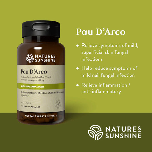 Nature's Sunshine - Pau D'Arco 100 Capsules
