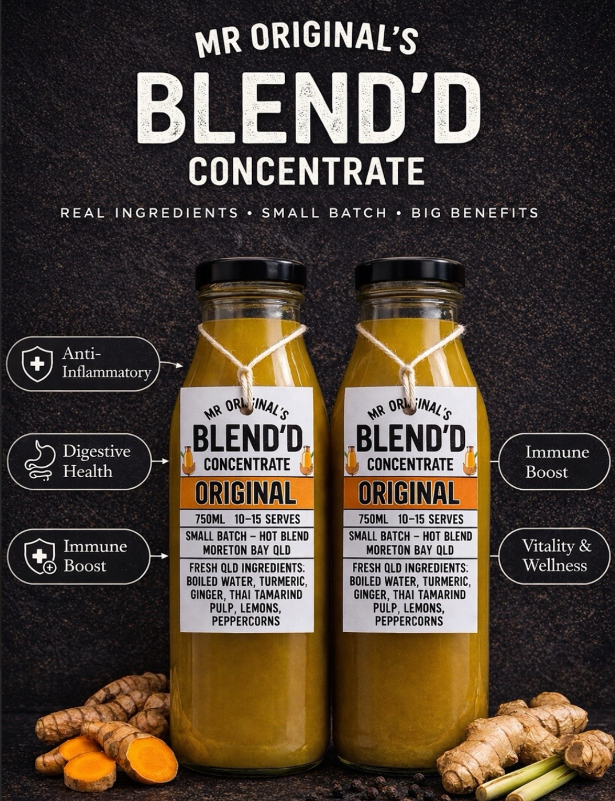 Jamu Tonic - Mr Original's Blend'd 750 Concetrate