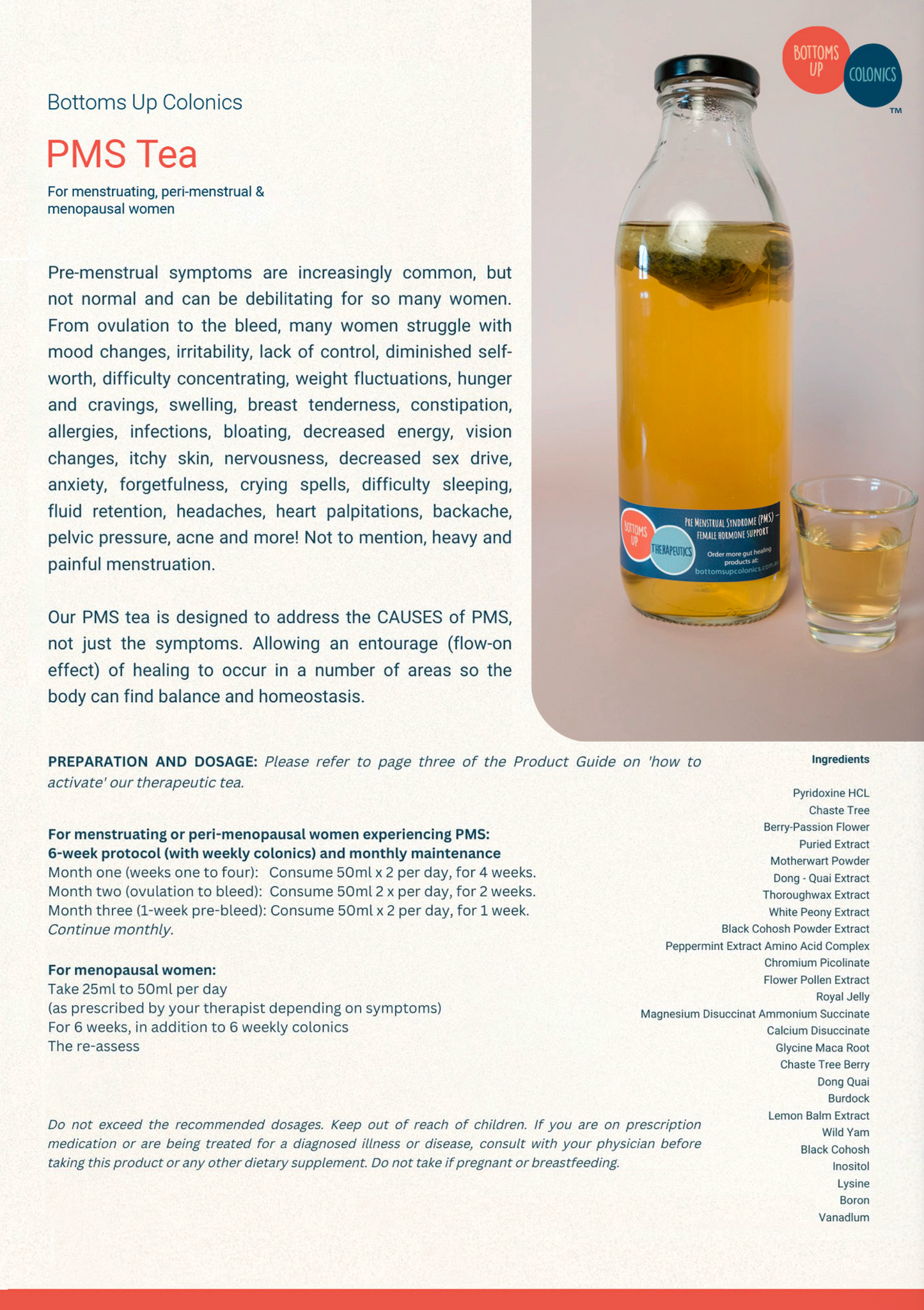 Therapeutic Tea - Hormone Balancing (Female)