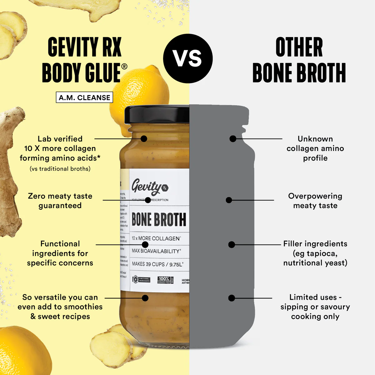 Bone Broth - A.M. Cleanse (Jar)