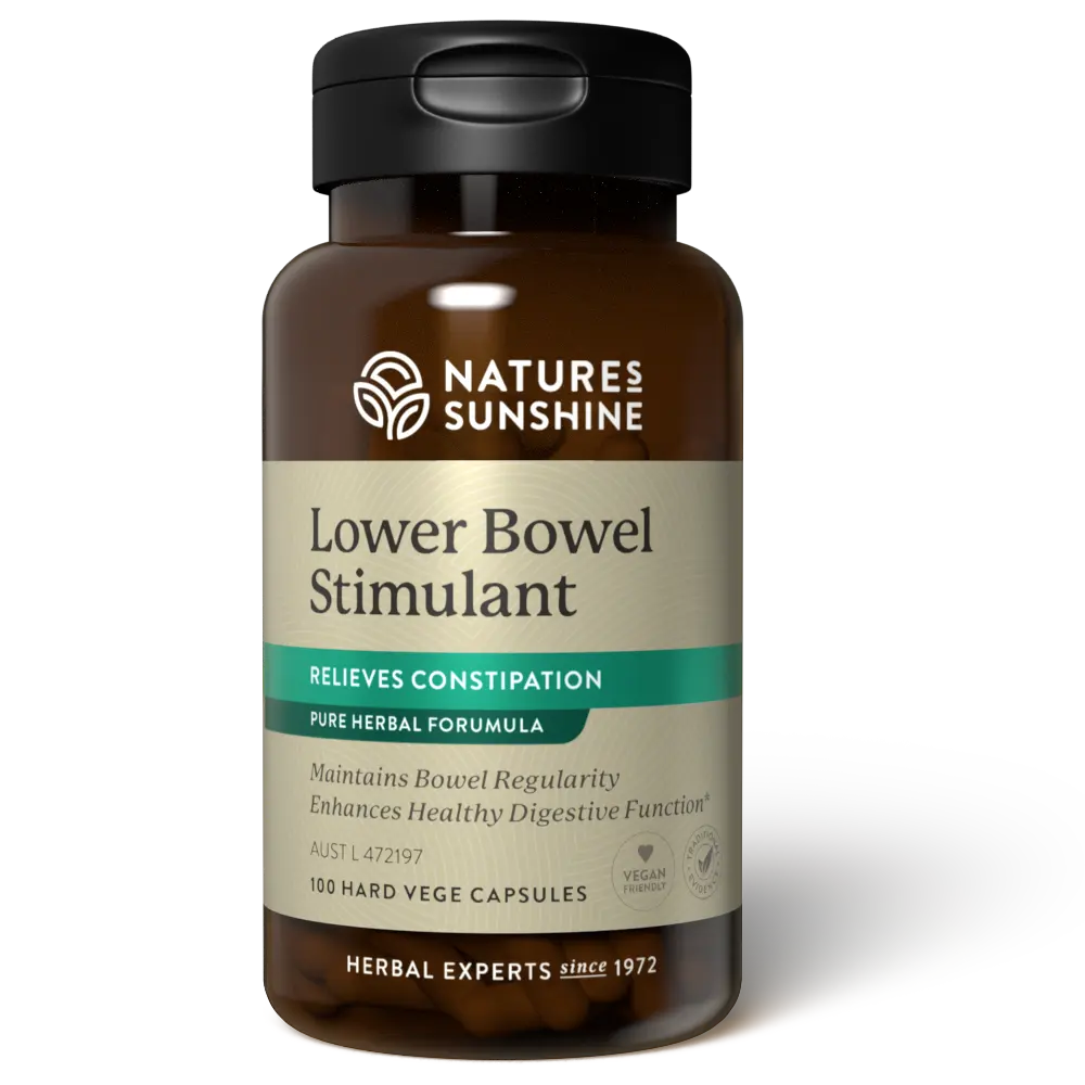 Nature's Sunshine - Lower Bowel Stimulant 100 Capsules