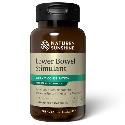 Nature's Sunshine - Lower Bowel Stimulant 100 Capsules